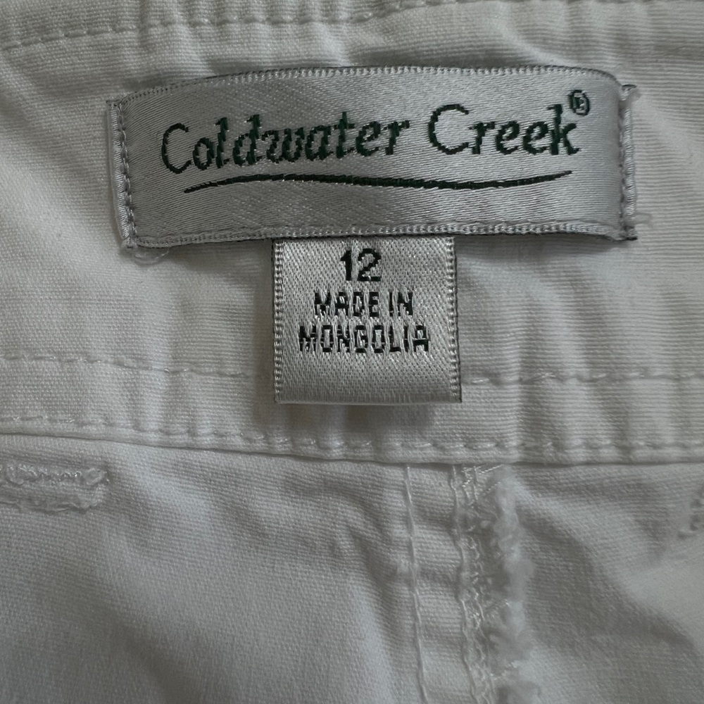 Coldwater Creek White Capris - Picture 3 of 5